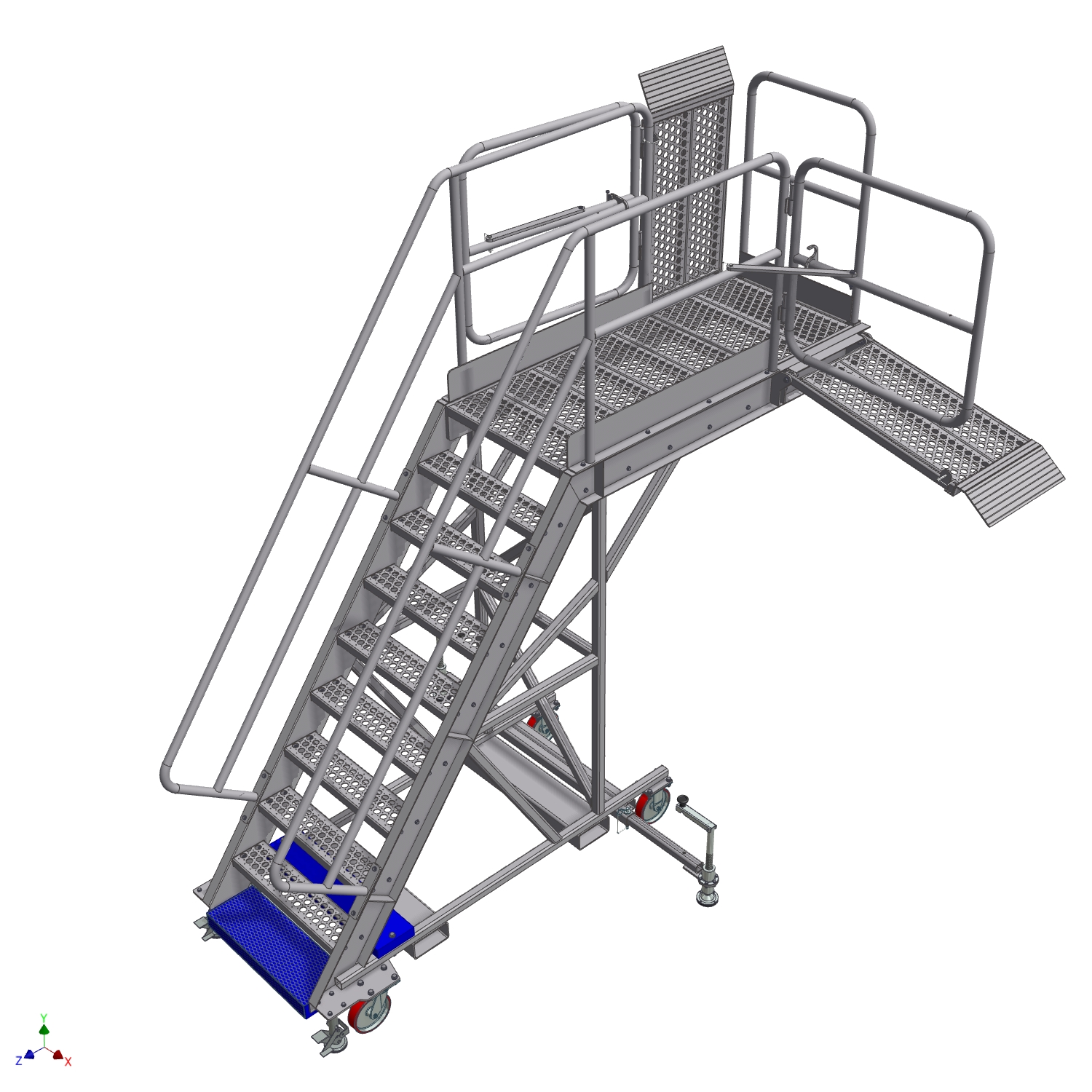 Dozer/Excavator Track Access Stair