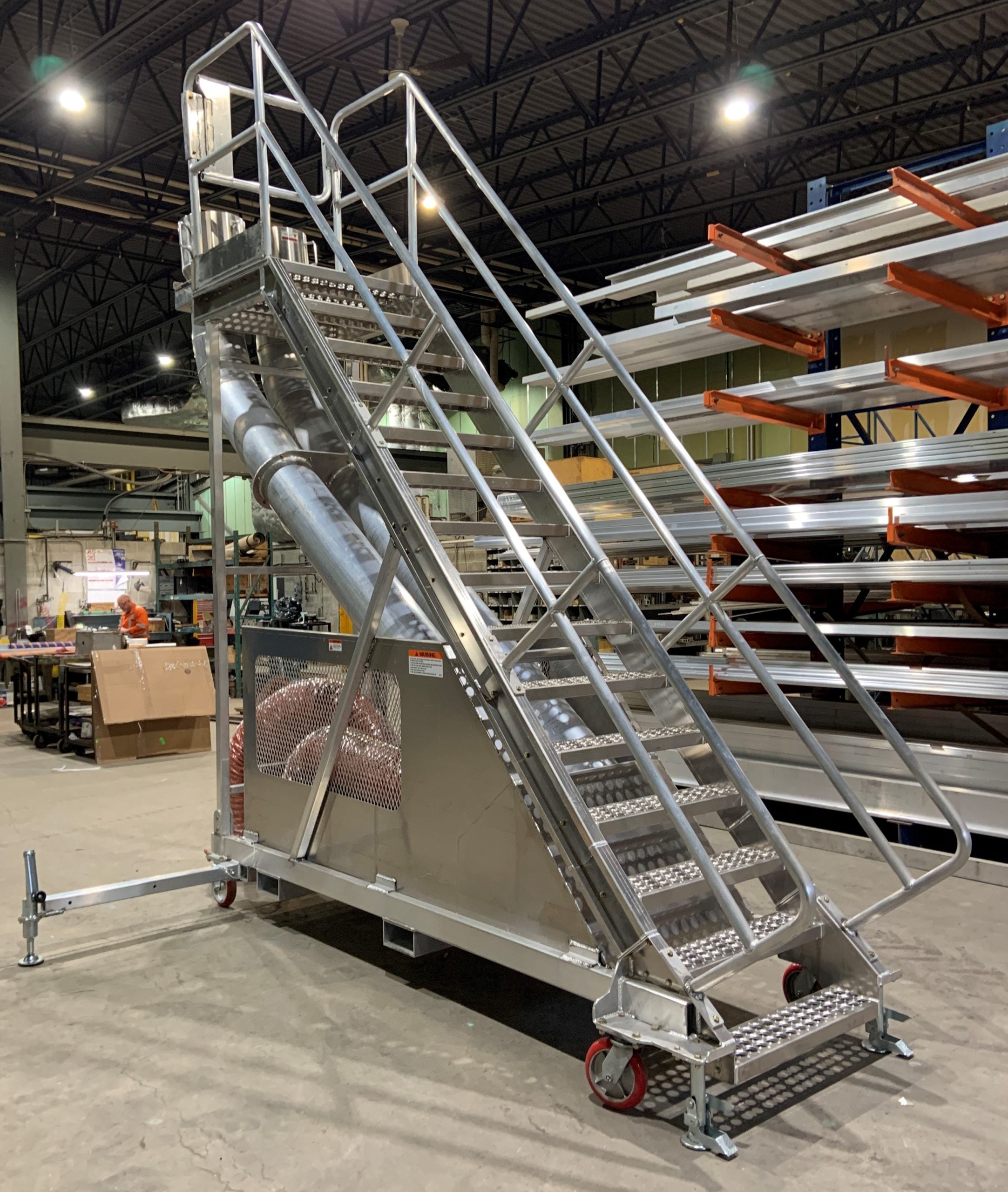 Featured image for “Reaching the Hot Zone: How Exhaust Stairs Improve Safety When Servicing High-Temperature Components”