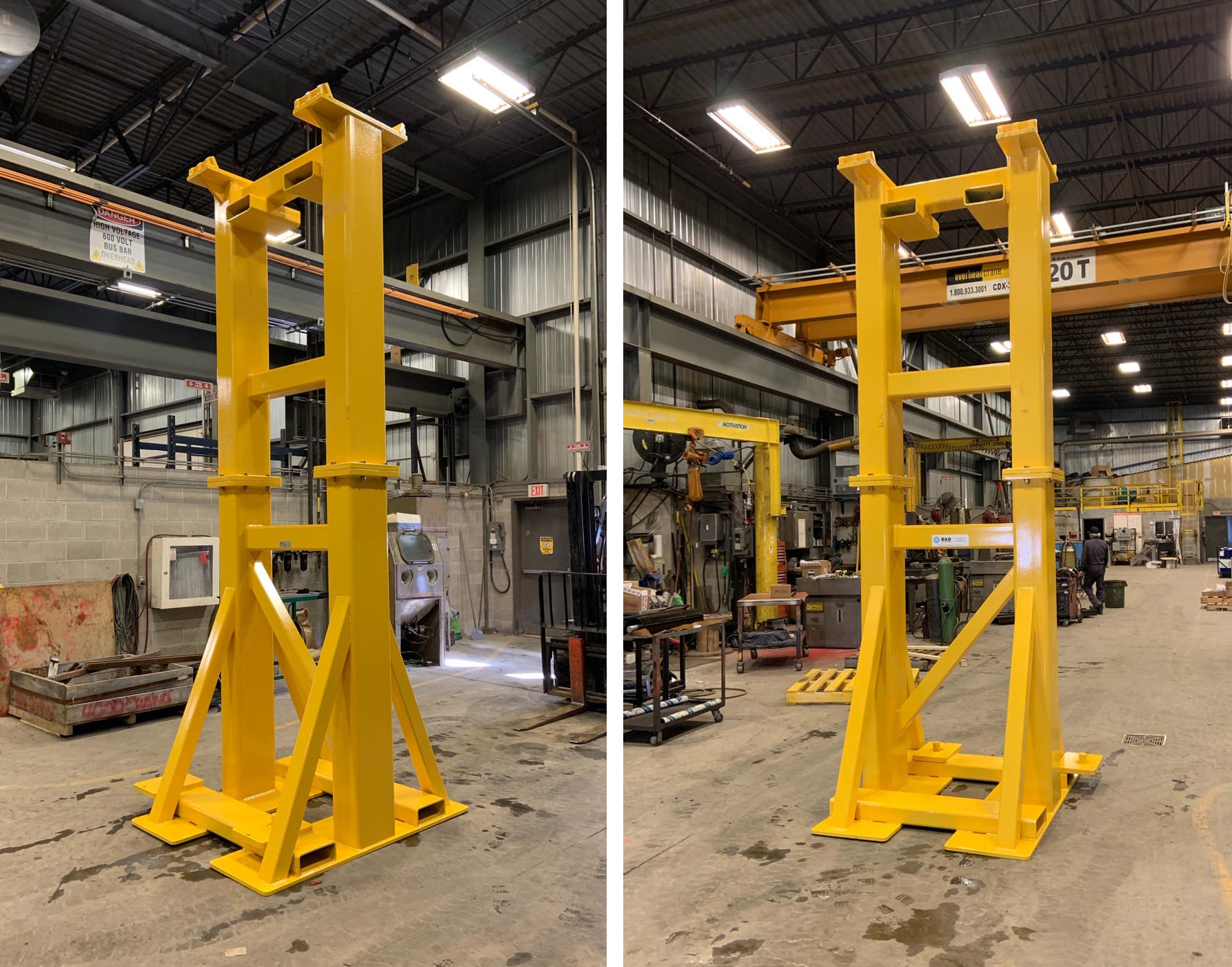 Featured image for “Supporting the Biggest Wheel Loaders: How Proper Boom Stands Prevent Structural Damage and Shop Accidents”
